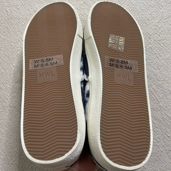 NEW Madewell Sidewalk Tie Dye Blue Slip-On Sneakers 8 - Picture 5 of 8
